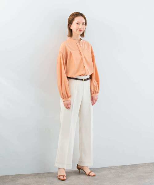「URBAN RESEARCH ROSSO WOMEN」 長袖ブラウス FREE オレンジ系その他 レディース URBAN RESEARCH ROSSO WOMEN（アーバンリサーチ ロッソ）の「UV