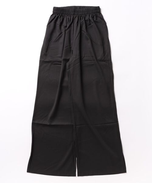 aimoha（アイモハ）の「ゆったりワイドパンツ（スラックス・レディース・ブラック・SMALL/MEDIUM/LARGE）」の3枚目の写真