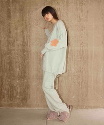 Casselini | Casselini HOME(キャセリーニ ホーム)フラワーパッチプルオーバー&リラックスメロウパンツ セット(ルームウェア/パジャマ)