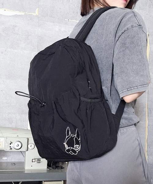 CRYSTAL BALL（クリスタルボール）の「ヒッピーバックパック（バックパック/リュック・レディース・サックスブルー/ピンク/カーキ/ブラック・FREE）」の2枚目の写真