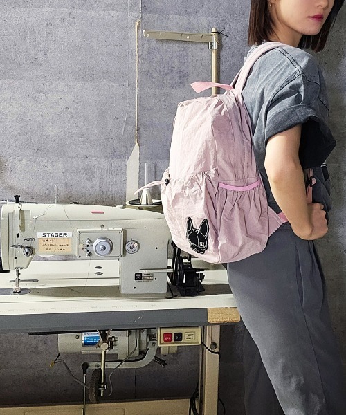 CRYSTAL BALL（クリスタルボール）の「ヒッピーバックパック（バックパック/リュック・レディース・サックスブルー/ピンク/カーキ/ブラック・FREE）」の10枚目の写真