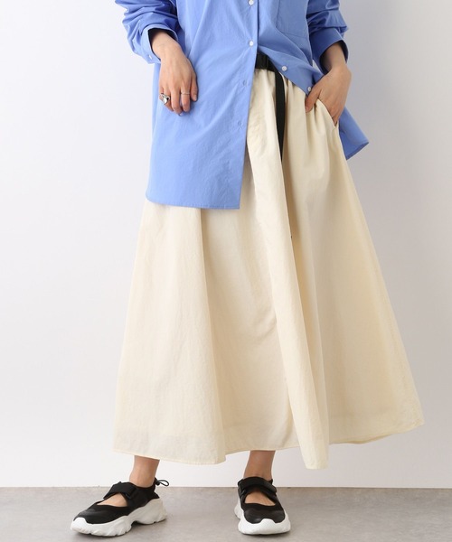 LEPSIM（レプシィム）の「ベルト付きフレアスカート　104970（スカート・レディース・アイボリー/ブラック/カーキ・FREE）」の22枚目の写真