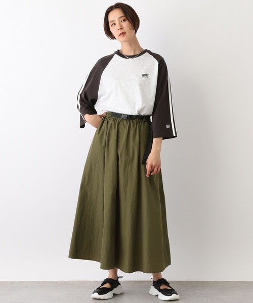 LEPSIM（レプシィム）の「ベルト付きフレアスカート　104970（スカート・レディース・アイボリー/ブラック/カーキ・FREE）」の19枚目の写真