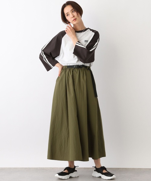 LEPSIM（レプシィム）の「ベルト付きフレアスカート　104970（スカート・レディース・アイボリー/ブラック/カーキ・FREE）」の20枚目の写真