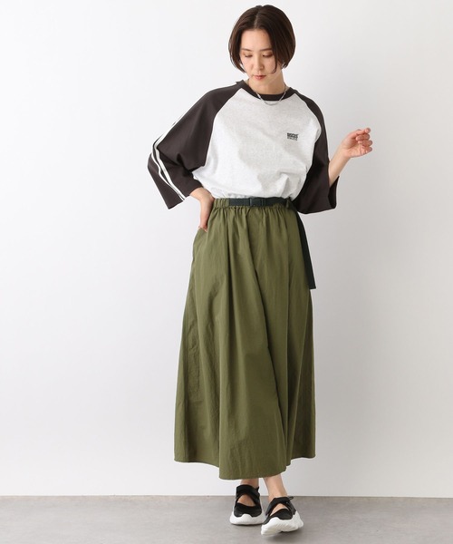 LEPSIM（レプシィム）の「ベルト付きフレアスカート　104970（スカート・レディース・アイボリー/ブラック/カーキ・FREE）」の16枚目の写真