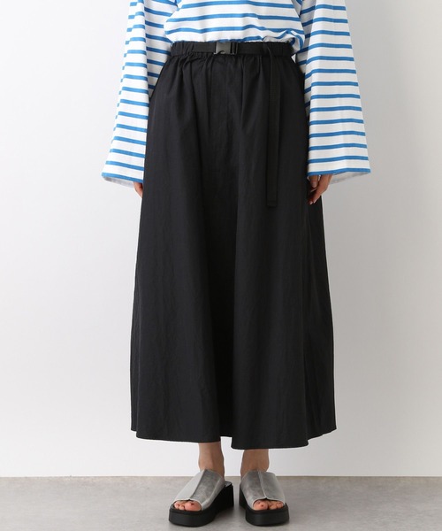 LEPSIM（レプシィム）の「ベルト付きフレアスカート　104970（スカート・レディース・アイボリー/ブラック/カーキ・FREE）」の8枚目の写真