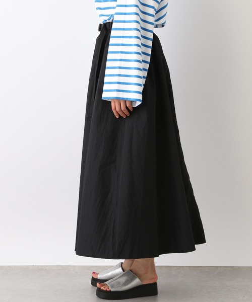 LEPSIM（レプシィム）の「ベルト付きフレアスカート　104970（スカート・レディース・アイボリー/ブラック/カーキ・FREE）」の9枚目の写真