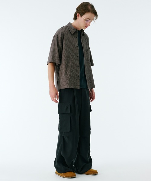 PUBLIC TOKYO（パブリックトウキョウ）の「ハイコンフォートイージーカーゴパンツ（カーゴパンツ・メンズ・カーキ/ダークグレー・1/2/3）」の22枚目の写真