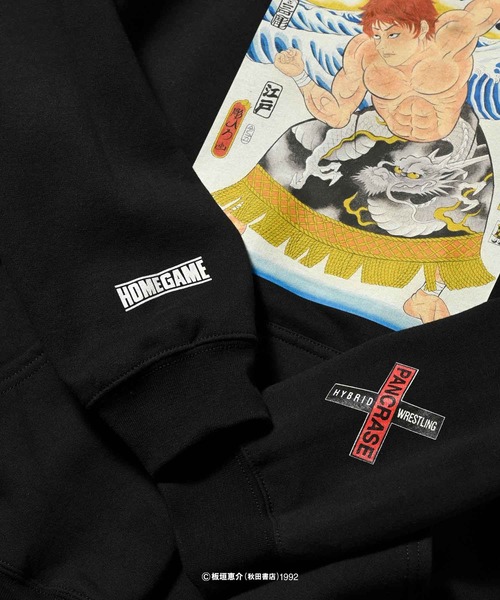 HOMEGAME(ホームゲーム)の「HOMEGAME × グラップラー刃牙 × パンクラス × THREE TIDES TATTOO 範馬刃牙 HOODIE【HG240501】(パーカー・メンズ・ブラック・L/XL/XXL/M)」の5枚目の写真