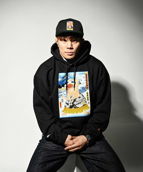 HOMEGAME(ホームゲーム)の「HOMEGAME × グラップラー刃牙 × パンクラス × THREE TIDES TATTOO 範馬刃牙 HOODIE【HG240501】(パーカー・メンズ・ブラック・L/XL/XXL/M)」の8枚目の写真