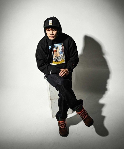 HOMEGAME(ホームゲーム)の「HOMEGAME × グラップラー刃牙 × パンクラス × THREE TIDES TATTOO 範馬刃牙 HOODIE【HG240501】(パーカー・メンズ・ブラック・L/XL/XXL/M)」の9枚目の写真