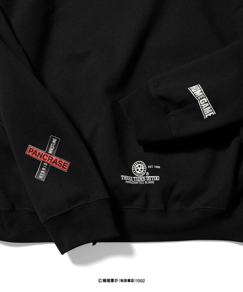 HOMEGAME(ホームゲーム)の「HOMEGAME × グラップラー刃牙 × パンクラス × THREE TIDES TATTOO 範馬刃牙 HOODIE【HG240501】(パーカー・メンズ・ブラック・L/XL/XXL/M)」の7枚目の写真