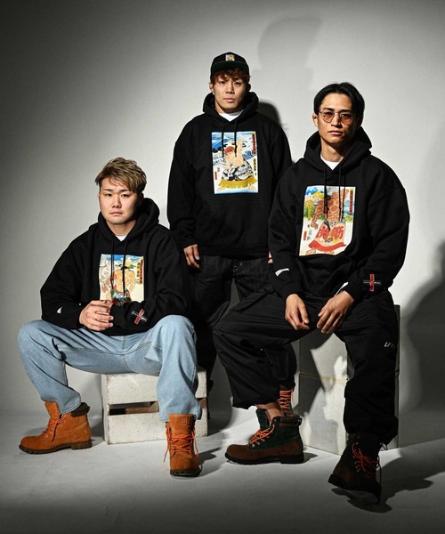HOMEGAME(ホームゲーム)の「HOMEGAME × グラップラー刃牙 × パンクラス × THREE TIDES TATTOO 範馬刃牙 HOODIE【HG240501】(パーカー・メンズ・ブラック・L/XL/XXL/M)」の10枚目の写真