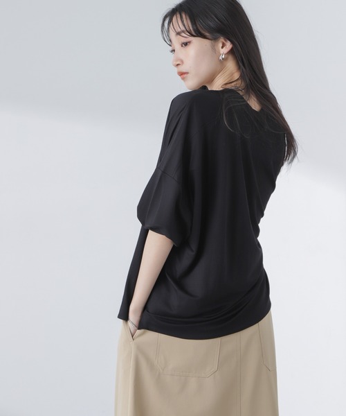 NANO universe（ナノユニバース）の「シアーカットシャツカーディガン