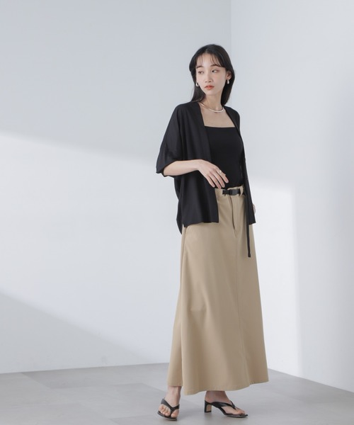 NANO universe（ナノユニバース）の「シアーカットシャツカーディガン（カーディガン/ボレロ・レディース・ホワイト/ブラック/グレー系その他4・FREE）」の22枚目の写真