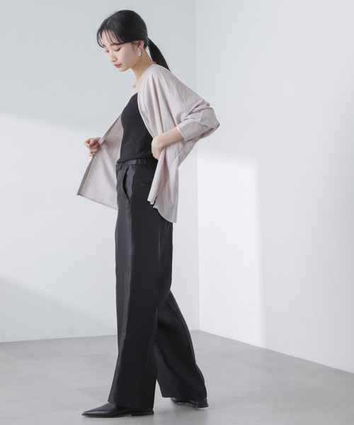 NANO universe（ナノユニバース）の「シアーカットシャツカーディガン