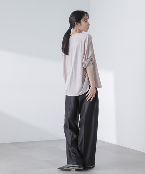 NANO universe（ナノユニバース）の「シアーカットシャツカーディガン（カーディガン/ボレロ・レディース・ホワイト/ブラック/グレー系その他4・FREE）」の17枚目の写真