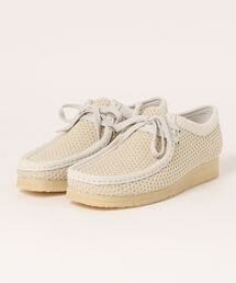 Clarks(N[NX)CLARKS N[NX Wallabee r[ 26175849 Off White Mesh(u[c)