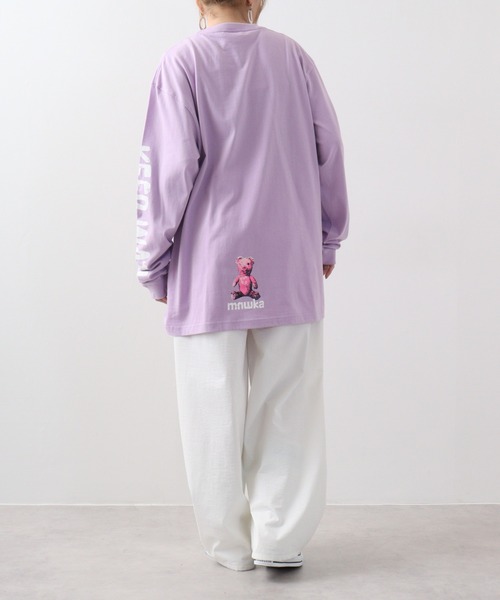 MISHKA(ミシカ)の「MISHKA L/T 長袖 Tシャツ(Tシャツ/カットソー・メンズ・ホワイト系その他2/ブラック系その他3/ブラック系その他2/ブラック/グリーン系その他/パープル/パープル系その他/ホワイト系その他3/グリーン/ホワイト・M/L/XL)」の16枚目の写真