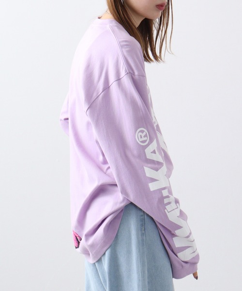 MISHKA(ミシカ)の「MISHKA L/T 長袖 Tシャツ(Tシャツ/カットソー・メンズ・ホワイト系その他2/ブラック系その他3/ブラック系その他2/ブラック/グリーン系その他/パープル/パープル系その他/ホワイト系その他3/グリーン/ホワイト・M/L/XL)」の11枚目の写真