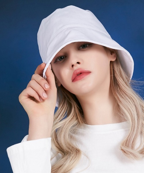 ★人気★【VARZAR】★Stud Drop Over Fit Poly Bucket Ha.t★ Stud Drop Over Fit Bucket Hat Green at Amazon Women's