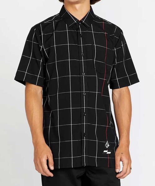 VOLCOM（ボルコム）の「VOLCOM/ボルコム メンズ 半袖 シャツ DESI A0422401 ピーター・シュロフ（シャツ/ブラウス・メンズ・ブラック・M/L）」の3枚目の写真