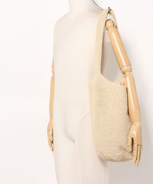 Vincent Pradier（ヴァンサンプラディエ）の「(VINCENT PRADIER)ワンハンドルバッグ（ショルダーバッグ・レディース・ベージュ/ブルー・FREE）」の14枚目の写真