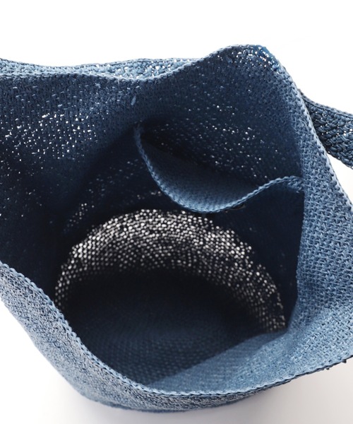 Vincent Pradier（ヴァンサンプラディエ）の「(VINCENT PRADIER)ワンハンドルバッグ（ショルダーバッグ・レディース・ベージュ/ブルー・FREE）」の10枚目の写真