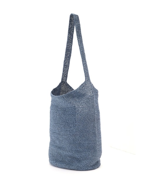 Vincent Pradier（ヴァンサンプラディエ）の「(VINCENT PRADIER)ワンハンドルバッグ（ショルダーバッグ・レディース・ベージュ/ブルー・FREE）」の6枚目の写真