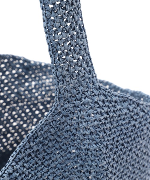 Vincent Pradier（ヴァンサンプラディエ）の「(VINCENT PRADIER)ワンハンドルバッグ（ショルダーバッグ・レディース・ベージュ/ブルー・FREE）」の8枚目の写真