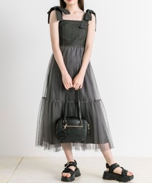 OLIVE des OLIVE | 【SNSで大バズり中！】夏のドッキングワンピース　1041090200(ワンピース)
