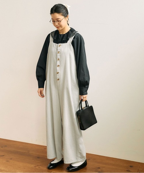 fig London（フィグロンドン）の「○puff corduroy salopette