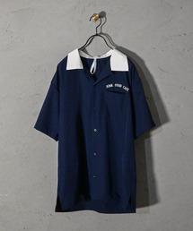 Ritzy（リッツィー）の「ポリエステル ストレッチ 半袖ボーリングシャツ（シャツ/ブラウス・メンズ）」
