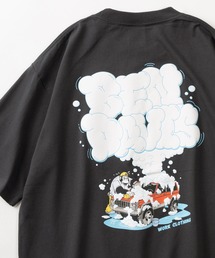 BEN DAVIS（ベンデイビス）の「【BEN DAVIS/ベンデイビス】ワンポイント＆バックBIGプリントデザイン バブルロゴ ヘビーウェイト半袖Tシャツ/WASHING A CAR TEE（Tシャツ/カットソー・メンズ）」