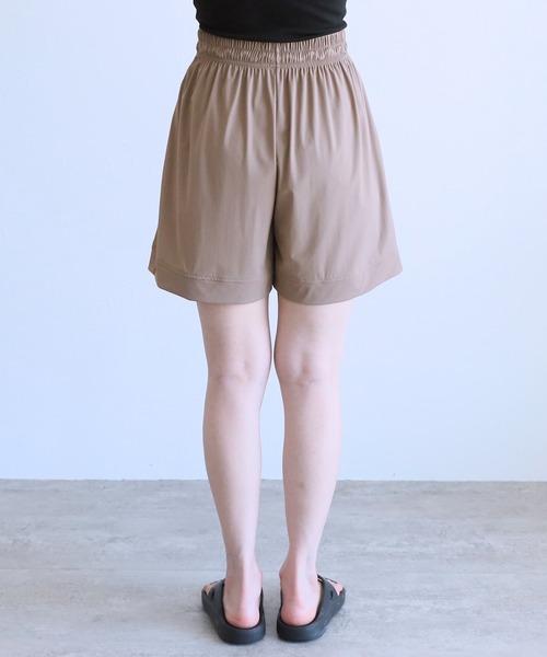 reca（レカ）の「UVカット ラッシュガード ショートパンツ（ラッシュガード・レディース・モカ/ブラック・L/M）」の6枚目の写真