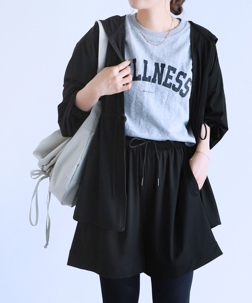 reca（レカ）の「UVカット ラッシュガード ショートパンツ（ラッシュガード・レディース・モカ/ブラック・L/M）」の19枚目の写真