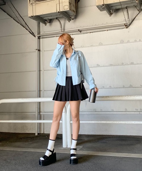 non-hedge（ノンヘッジ）の「リボンモチーフリブキャミソール（キャミソール・レディース・オフホワイト/グレー/ブラック・FREE）」の4枚目の写真