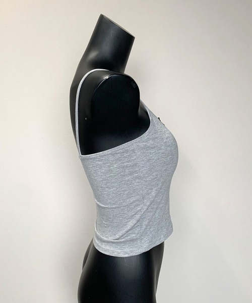 non-hedge（ノンヘッジ）の「リボンモチーフリブキャミソール（キャミソール・レディース・オフホワイト/グレー/ブラック・FREE）」の21枚目の写真