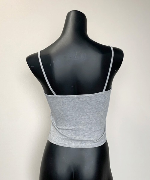 non-hedge（ノンヘッジ）の「リボンモチーフリブキャミソール（キャミソール・レディース・オフホワイト/グレー/ブラック・FREE）」の20枚目の写真