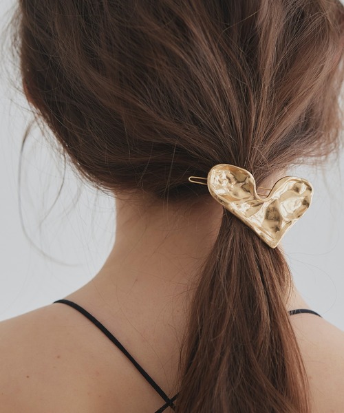 セール】メタルハートバレッタ（バレッタ/ヘアクリップ）｜LIAN