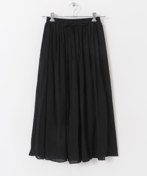 ITEMS URBANRESEARCH（アイテムズ アーバンリサーチ）の「ボイルギャザースカート（スカート・レディース・ブラック/レッド/キャメル・FREE）」の9枚目の写真