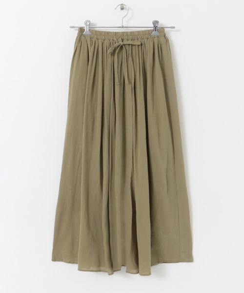 ITEMS URBANRESEARCH（アイテムズ アーバンリサーチ）の「ボイルギャザースカート（スカート・レディース・ブラック/レッド/キャメル・FREE）」の10枚目の写真