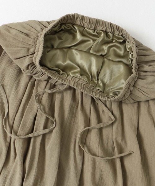 ITEMS URBANRESEARCH（アイテムズ アーバンリサーチ）の「ボイルギャザースカート（スカート・レディース・ブラック/レッド/キャメル・FREE）」の11枚目の写真