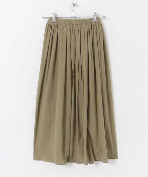 ITEMS URBANRESEARCH（アイテムズ アーバンリサーチ）の「ボイルギャザースカート（スカート・レディース・ブラック/レッド/キャメル・FREE）」の12枚目の写真