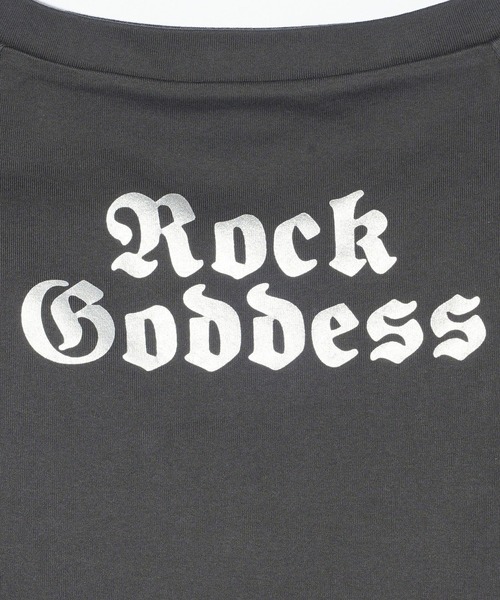 X-girl（エックスガール）の「OFF THE SHOULDER L/S TOP（Tシャツ/カットソー・レディース・オフホワイト/オリーブ/チャコール・S/M）」の19枚目の写真