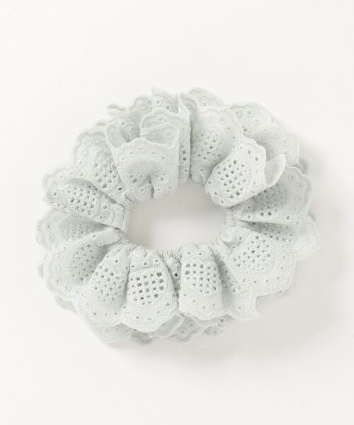 RUBY AND YOU（ルビーアンドユー）の「［select］レースシュシュ（シュシュ・レディース・アイボリー/ブルー・FREE）」の7枚目の写真