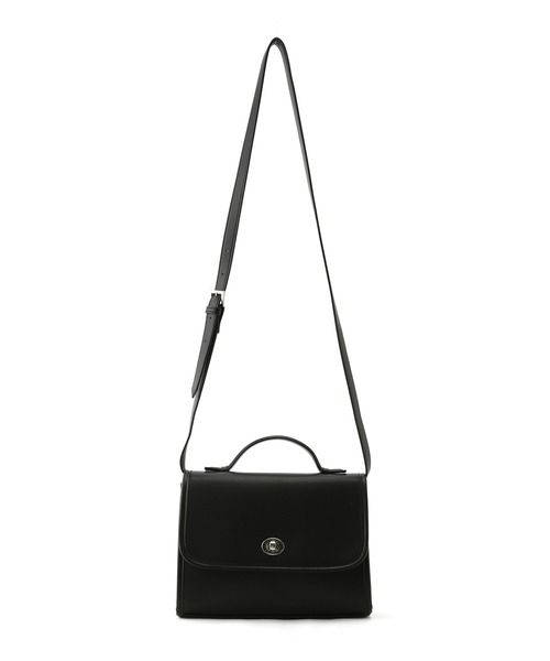 JUNRED(ジュンレッド)の「【 追加生産 】シンセティックレザーハンドルショルダーバック(ショルダーバッグ・メンズ・ブラック・FREE)」の3枚目の写真