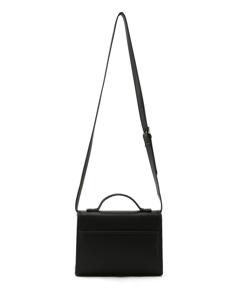 JUNRED(ジュンレッド)の「【 追加生産 】シンセティックレザーハンドルショルダーバック(ショルダーバッグ・メンズ・ブラック・FREE)」の5枚目の写真