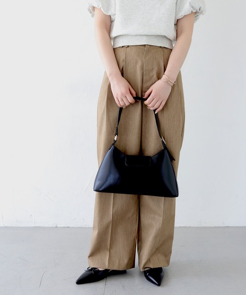 CLEIO（クレイオ）の「【CLEIO】オペラハンドバッグ（ハンドバッグ・レディース・ブラウン/ブラック/オフホワイト・FREE）」の4枚目の写真