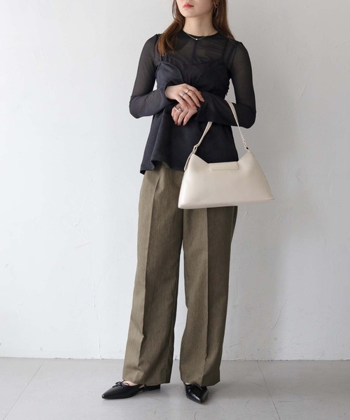 CLEIO（クレイオ）の「【CLEIO】オペラハンドバッグ（ハンドバッグ・レディース・ブラウン/ブラック/オフホワイト・FREE）」の16枚目の写真